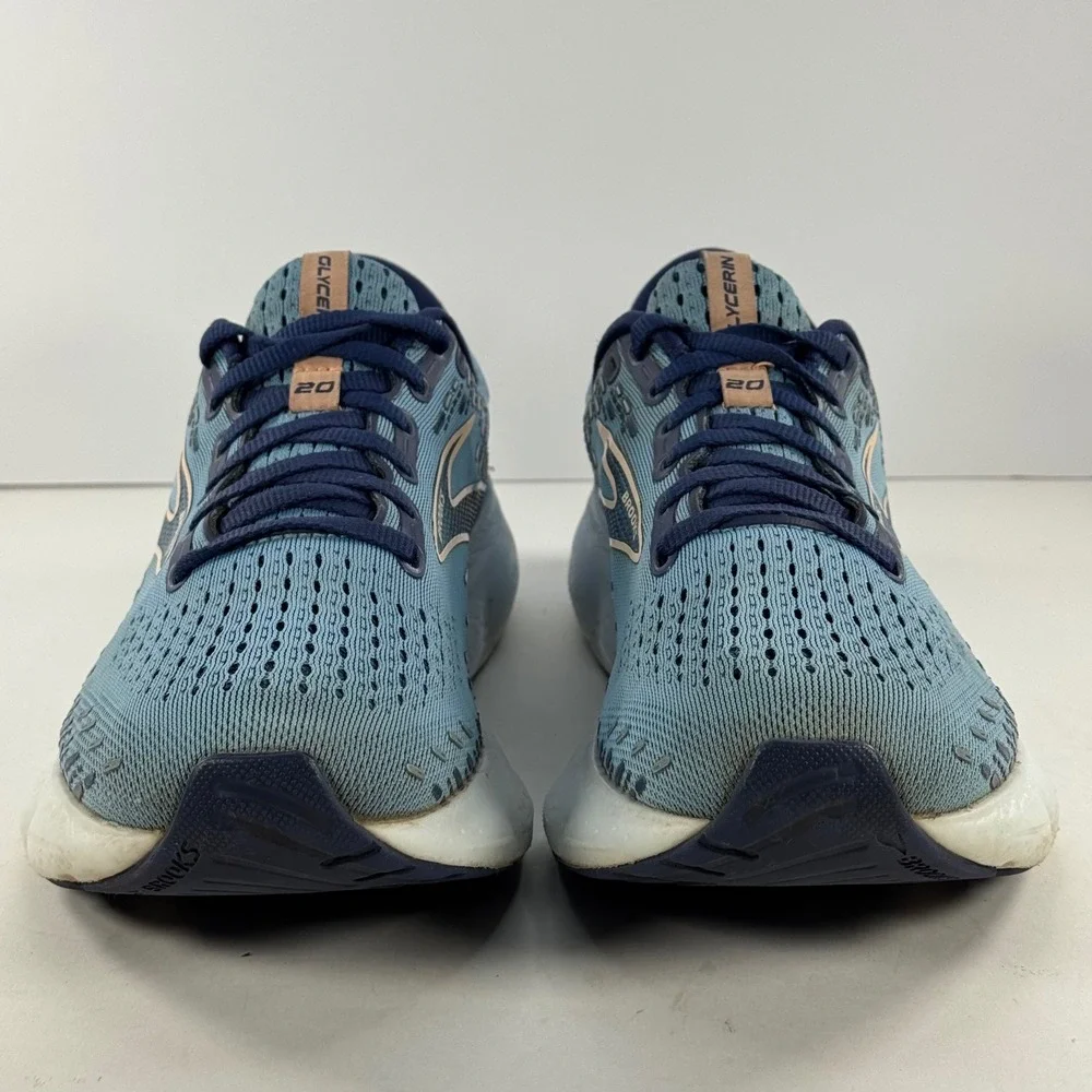 Brooks Glycerin 20 Women's Athletic Running Shoes Blue Pink Size 8.5‎